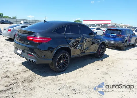 2017 Mercedes-Benz Amg Gle 63 Coupe S 4Matic z USA, uszkodzony, nr VIN 4JGED7FB1HA059443